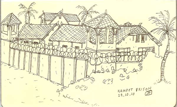 jonathan artist in Kampot, Cambodia.