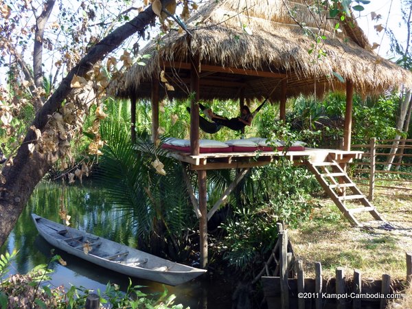 Ganesha Eco Resort in Kampot, Cambodia.
