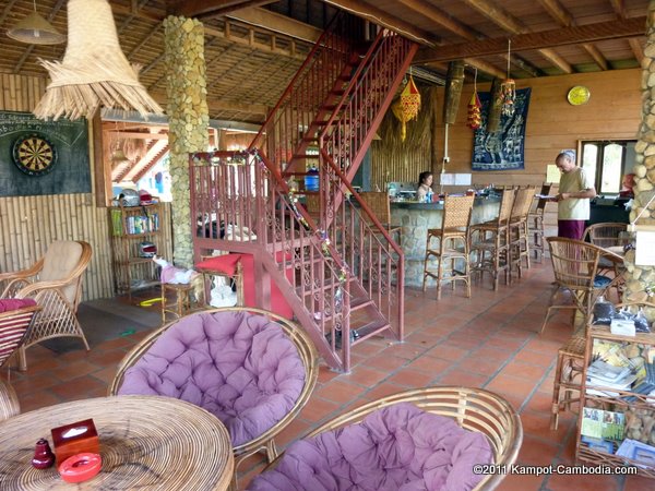 Ganesha Eco Resort in Kampot, Cambodia.