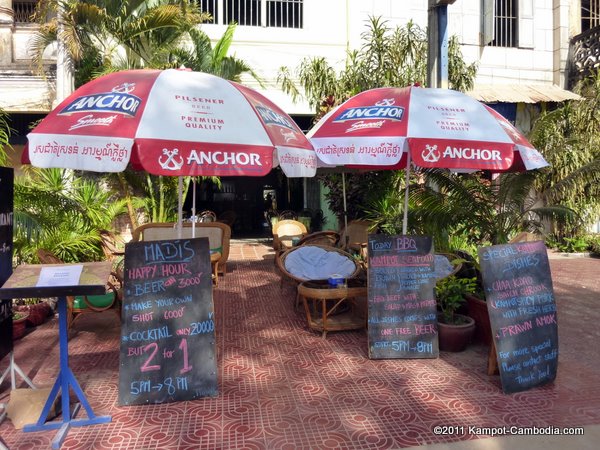 Madi's House Restaurant & Bar in Kamopt, Cambodia.