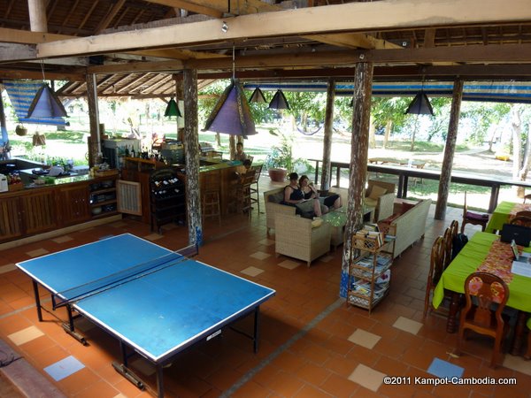 Les Manguiers Bungalows in Kampot, Cambodia.  Hotel.
