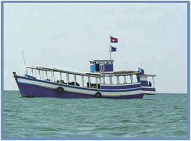 MV Kep Gardens Boat Tours around Kampot & Kep, Cambodia.