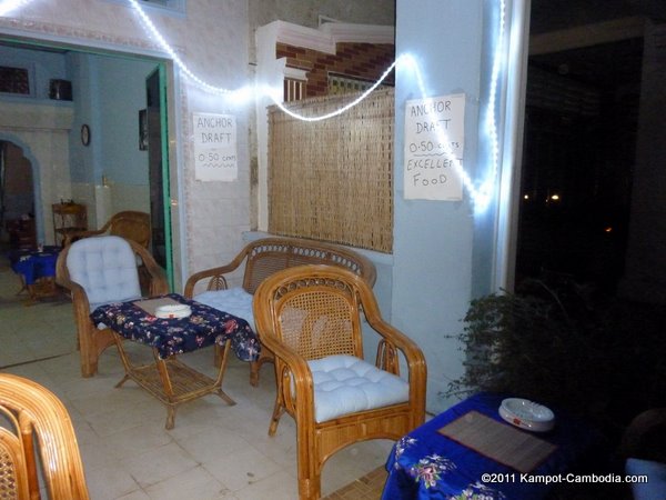 Piggie's Bar in Kampot, Cambodia