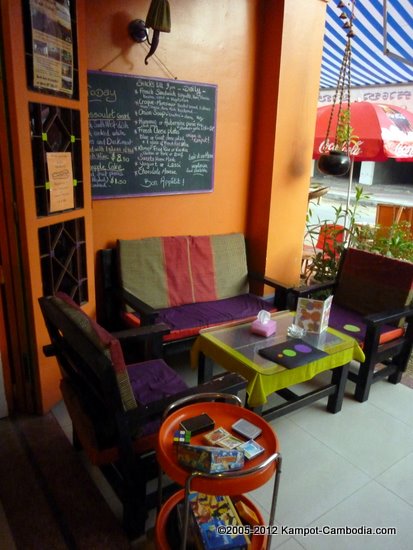 Art Bar Craze (ABC) in Kampot, Cambodia.