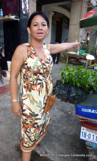 Bar Red Restaurant Guesthouse, and Bar in Kampot, Cambodia.  Hotel.