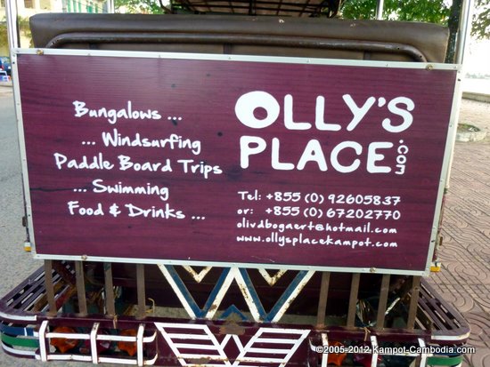Olly's Place.  Windsurfing * Bodyboarding * Restaurant * Guesthouse in Kampot, Cambodia.