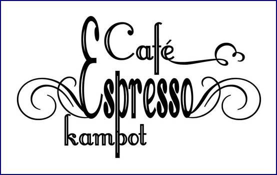 Cafe Espresso Kampot. Downtown Kampot, Cambodia