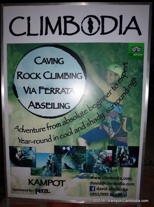 Climbodia Rock Climbing and Caving in Kampot, Cambodia.