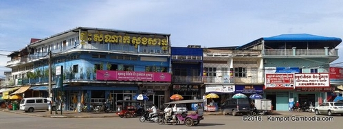 Sokh San Grocery Store in Kampot, Cambodia.