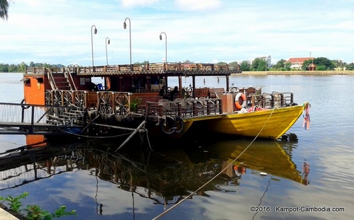 Vibola Sunset Cruise in Kampot, Cambodia.