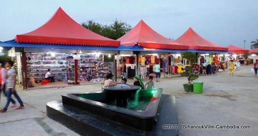 Bokor Night Market in Kampot, Cambodia.