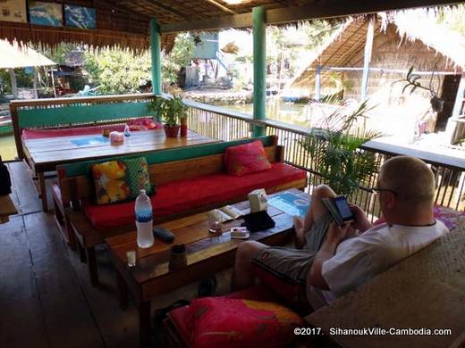 Mangroove Guesthouse in Kampot, Cambodia.