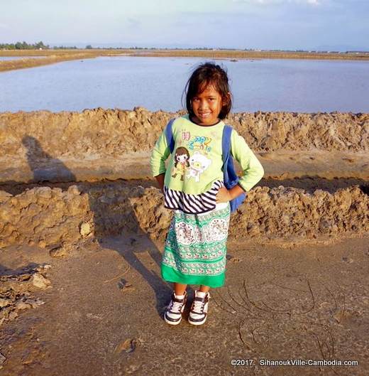 The Salt Fields of Kampot, Cambodia.