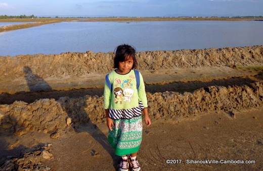 The Salt Fields of Kampot, Cambodia.