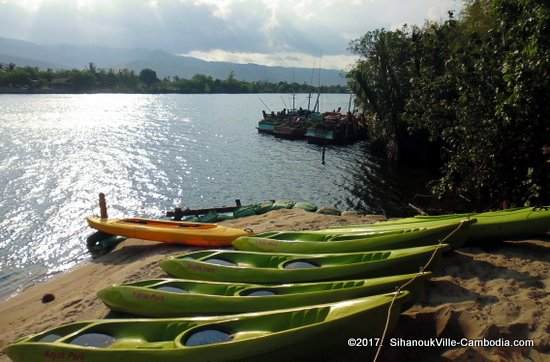 Kayak Park in Kampot, Cambodia.