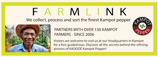 Farmlink Workshop Pepper Plantation and Kadode Pepper in Kampot, Cambodia.