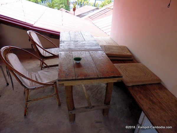 Stay in Kampot Guesthouse in Kampot, Cambodia.