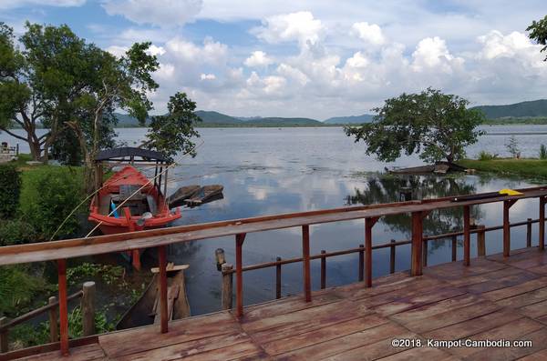 Champs d'Amour Guesthouse in Kampot, Cambodia.  On the Secret Lake.