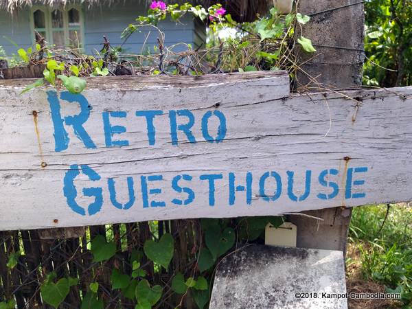 Retro Guesthouse in Kampot, Cambodia.