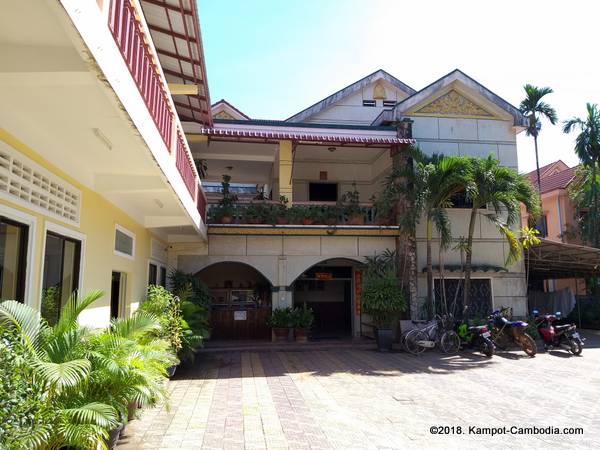 Kampot Guesthouse in Kampot, Cambodia.  Hotel.