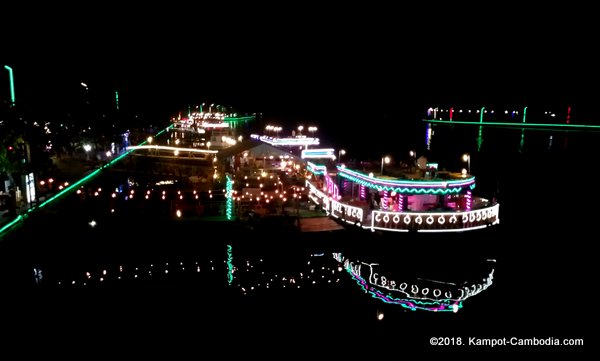 kampot riverside places downtown.