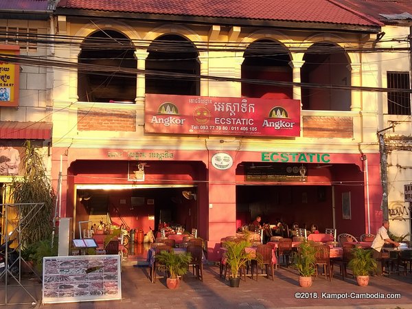 kampot riverside places downtown.