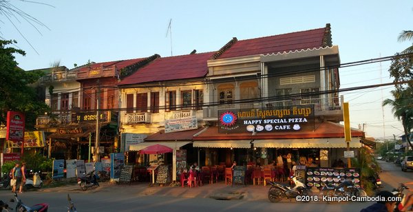 kampot riverside places downtown.