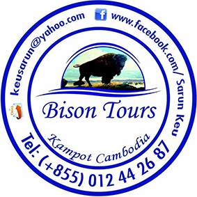 Bison Tours in Kampot, Cambodia.