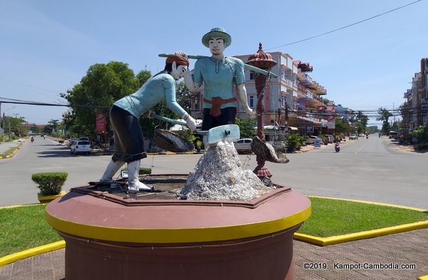 The Salt Fields of Kampot, Cambodia.