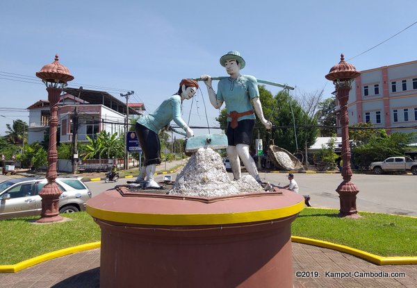 The Salt Fields of Kampot, Cambodia.