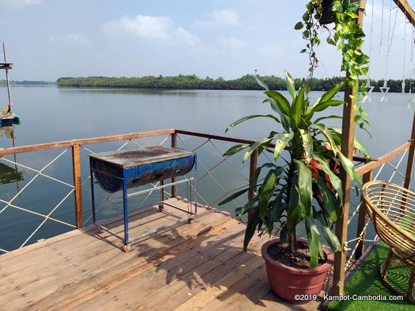Nature Plus Guesthouse and Restaurant in Kampot, Cambodia.