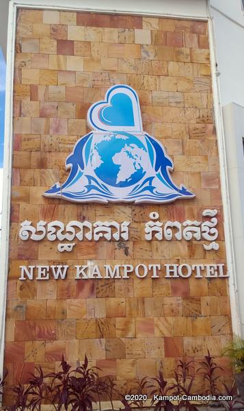 New Kampot Hotel in Kampot, Cambodia.