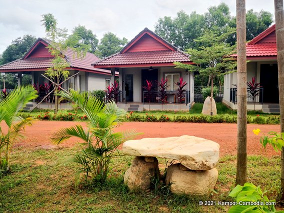 Durian Flower Bungalows in Kampot, Cambodia.