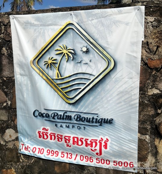 Coco Palm Boutique in Kampot, Cambodia.