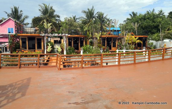 Lomhai Resort in Kampot, Cambodia.  Fish Island
