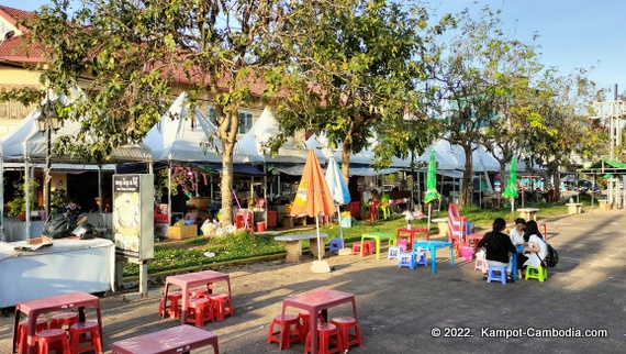 The White Tents in Kampot, Cambodia.