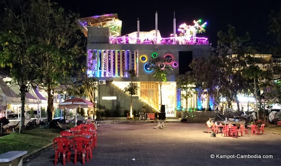 The White Tents in Kampot, Cambodia.