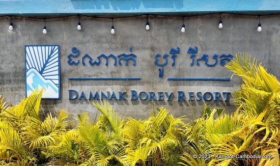 Damnak Borey Resort in Kampot, Cambodia.