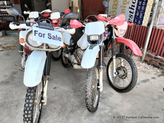 Nimol Dirt Bike Motorcycle Rental in Kampot, Cambodia.