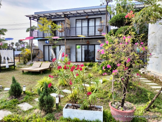 Santaniya Residence in Kampot, Cambodia.