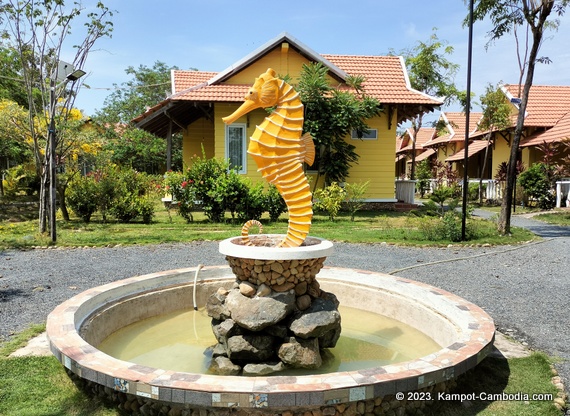 Seahorse Resort in Kampot, Cambodia.