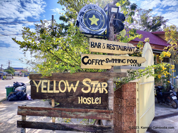 Yellow Star Hostel in Kampot, Cambodia.