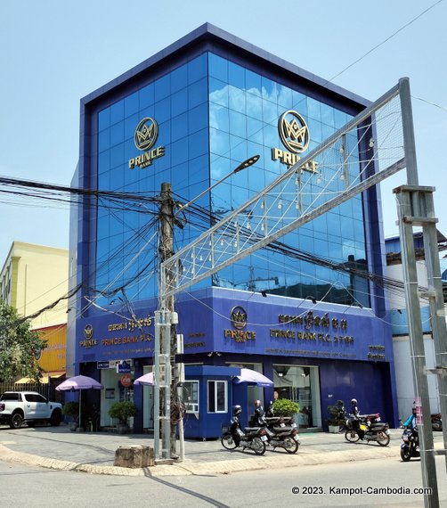 Banks in Kampot, Cambodia.