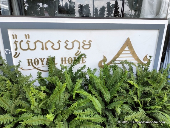 Royal Home in Kampot, Cambodia.
