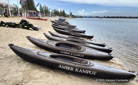 Kampot River Map.  Kampot, Cambodia.  Courtesy The Kampot Survival Guide.