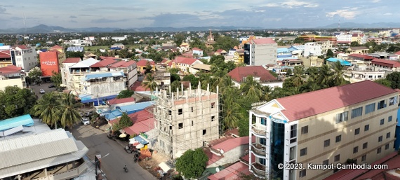 Twin Hotel in Kampot, Cambodia.