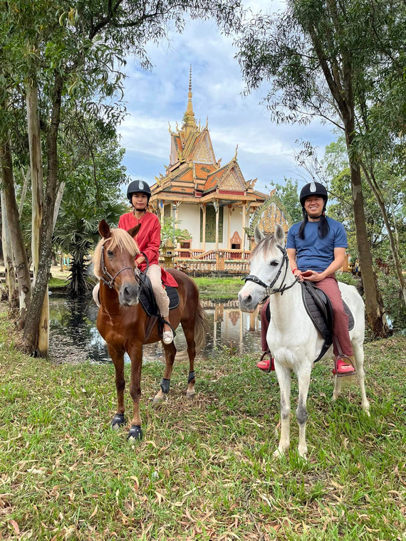Horse Riding Cambodia in Kampot, Cambodia.