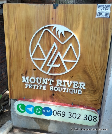 Mount River Petite Boutique in Kampot, Cambodia.