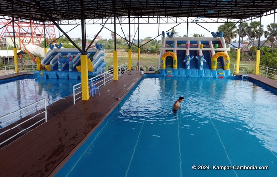 Win Kids Water Park in Kampot, Cambodia.
