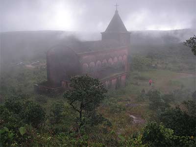 the church on kampot mountain